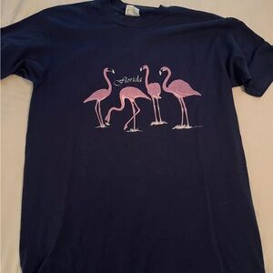 Vintage Florida Pink Flamingo Tee Size L